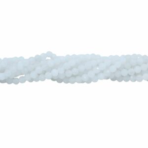 4mm Moonstone - Round Faceted - 39cm Strand