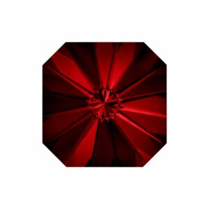 Swarovski 4650 – Square Octagon Rivoli - 14mm - Siam F