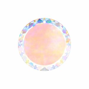 Swarovski 6049– Round Crescent Drop - 20mm - AB