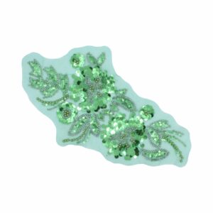 30cm - Floral Motif - Green