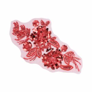 30cm - Floral Motif - Red