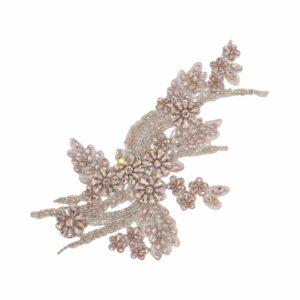 29cm - Crystal Floral Motif - Peach
