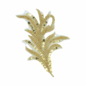 18cm - Gold Flame Motif