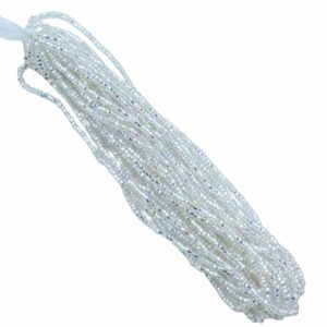 Seed Bead Hank - 11/0 - Preciosa - Crystal Silverlined AB - 18 grams