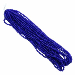 Seed Bead Hank - 11/0 - Preciosa - Cobalt Silverlined - 18 grams