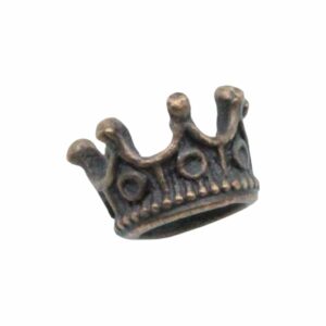Crown Bead - 10mm - Copper