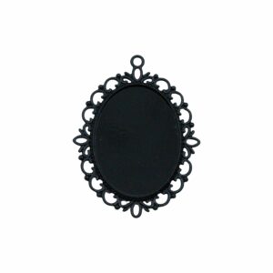 Oval Setting - 60mm - Black