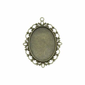 Oval Setting - 60mm - Brass