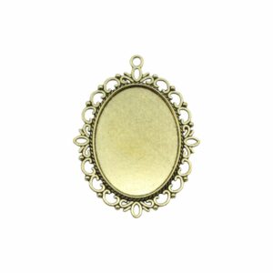 Oval Setting - 60mm - Antique Gold