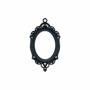 Oval Setting - 65mm - Black