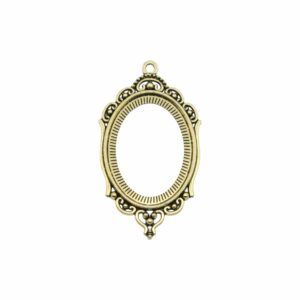 Oval Setting - 65mm - Antique Gold