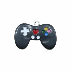 Game Controller Charms - 27mm - Black