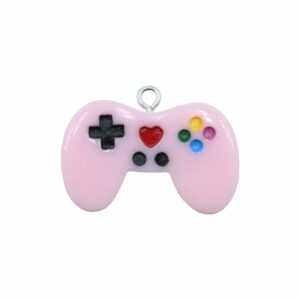 Game Controller Charms - 27mm - Pink
