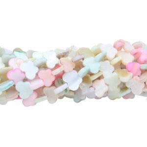 Shell Butterfly Beads - 11mm - 38cm Strand - Mixed Colour