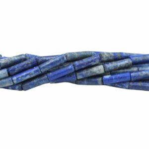 13 x 4mm Tube Bead - Lapis - 38cm Strand