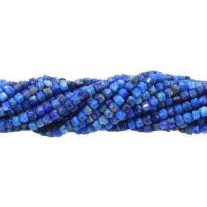 Cube Bead – 2.5mm - 39cm Strand - Lapis