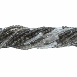 Cube Bead – 2.5mm - 39cm Strand - Mixed Stone