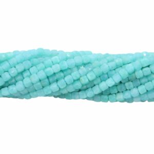 Cube Bead – 2.5mm - 39cm Strand - Amazonite