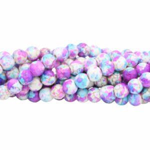 Agate - Round Bead – Fun Dye - 8mm – 35cm strand