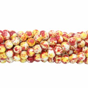 Agate - Round Bead – Fun Dye - 8mm – 35cm strand