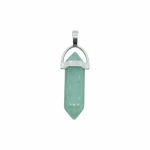 Green Aventurine - Double Point Pendant – 43mm