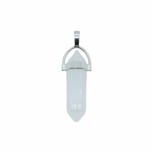 Rose Quartz - Double Point Pendant – 43mm