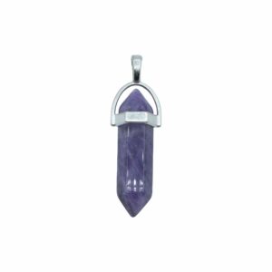 Amethyst - Double Point Pendant – 43mm