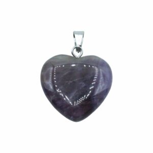 Amethyst - Heart Pendant – 28mm