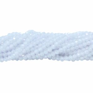 Cubic Zirconia – 2mm Faceted - 39cm Strand - Clear