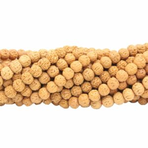 Wooden Bodhi Beads - 8mm - 85cm Strand