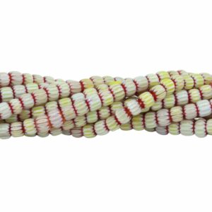 Drum Lampwork Beads - Glass - 6mm - 39cm Strand
