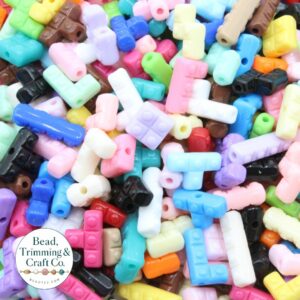 Tetris Beads – 10mm – Opaque Mix