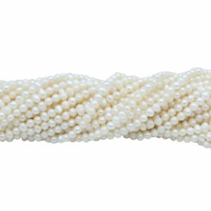 Freshwater Pearl - Semi Round - 2-3mm - 36cm Strand