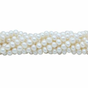 Freshwater Pearl - Semi Round - 5 - 6mm - 35cm Strand