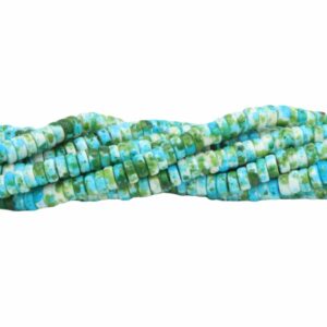 5 x 2mm Spacer Bead - Turquoise / Coloured - 38cm Strand