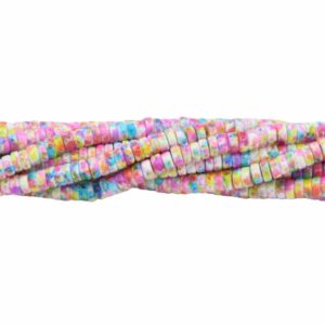 5 x 2mm Spacer Bead - Turquoise / Coloured - 38cm Strand