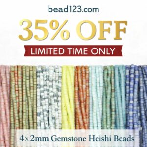 Gemstone Heishi Beads