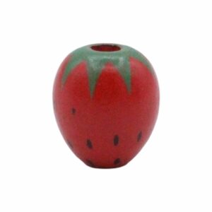 Wood Bead - Fruit - Strawberry - 20mm