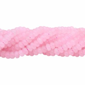 Rose Quartz - 8mm Rondelle - 38cm Strand