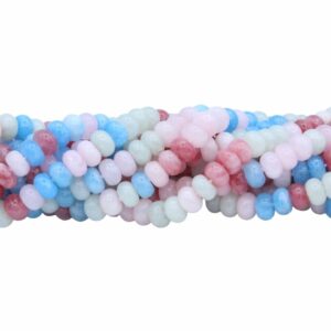 Morganite - 8mm Rondelle - 38cm Strand