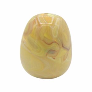 Oval Bead - 55 x 43mm - Yellow