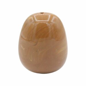Oval Bead - 55 x 43mm - Light Brown