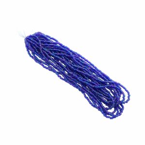 Seed Bead Hank - 11/0 - Preciosa - Dark Sapphire AB - 18.5 grams