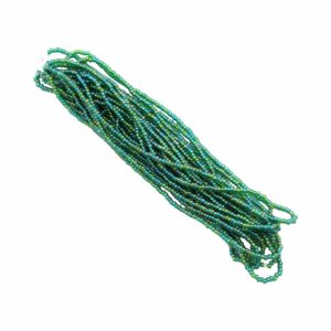 Seed Bead Hank - 11/0 - Preciosa - Green Transparent AB - 19 grams