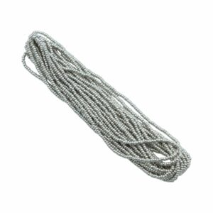 Seed Bead Hank - 11/0 - Preciosa - Met Dk Silver - 19 grams