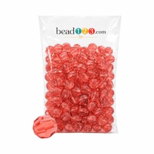 Round Faceted - 12mm - 500 Gram - 580 Pieces - Padparadscha