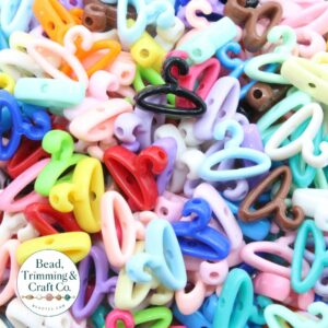 Coat Hanger Beads – 18mm – Opaque Mix