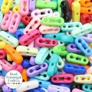 Safety Pin Beads – 18mm – Opaque Mix
