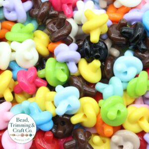 Knot Bead - 17mm - Mix Colour