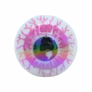 Eye Bead - Blood Shot - 16mm - Pink